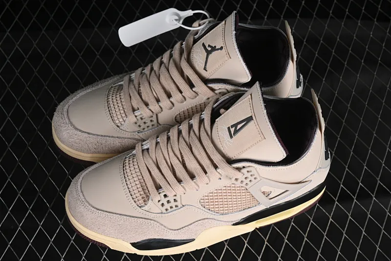All categories Air Jordan Jordan series basketball shoes Air Jordan 4 G version A Ma Maniere x Air Jordan 4 Retro "Fossil Stone" AJ4 Joe 4 Fossil FZ4810-200